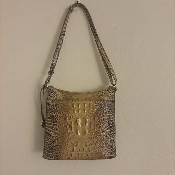 Brahmin Tan Cross  Body or shoulder bag. - Picture 4 of 9